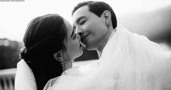 Hà Hồ tung loạt ảnh cưới nhân kỷ niệm 4 năm yêu Kim Lý