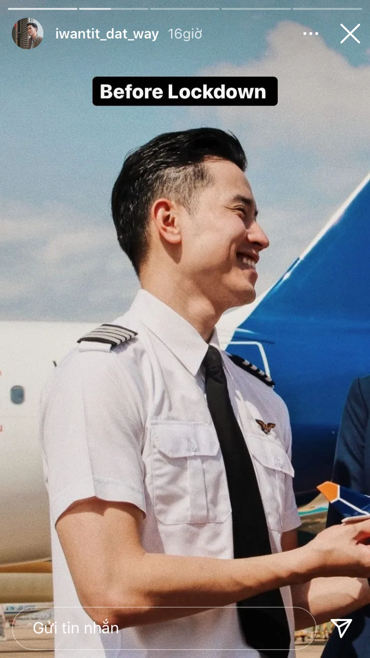 Cơ trưởng đẹp trai nhất Việt Nam tóc điểm bạc, râu ria xồm xoàm khi giãn cách xã hội - Ảnh 2
