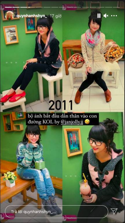 Năm 2011, Quỳnh Anh Shyn nổi tiếng là một trong 3 hot girl của 'Bộ ba sát thủ' đình đám Hà Thành. Cô sở hữu phong cách tiểu thư tiểu teen, dễ thương với khuôn mặt bầu bĩnh.