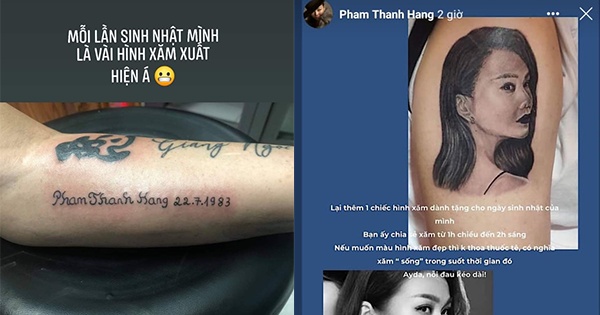 Chịu chơi như fan Thanh Hằng: Xăm hẳn tên thần tượng lên tay nhân sinh nhật