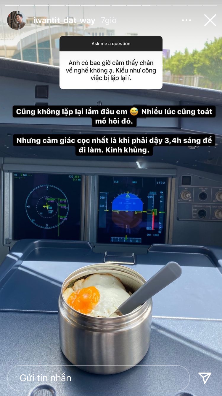 Cơ trưởng Quang Đạt tiết lộ về ngành hàng không.