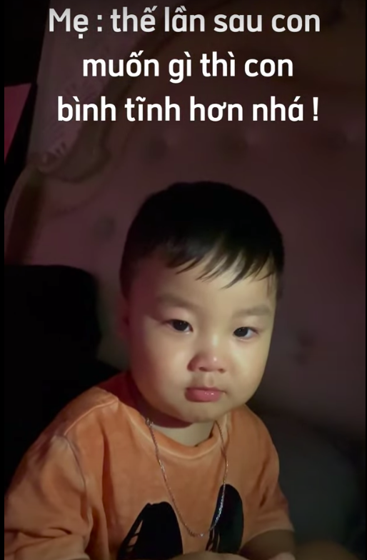 Hòa Minzy bày cách giúp con trai bình tĩnh và nín khóc, netizen trầm trồ khen ngợi - Ảnh 3