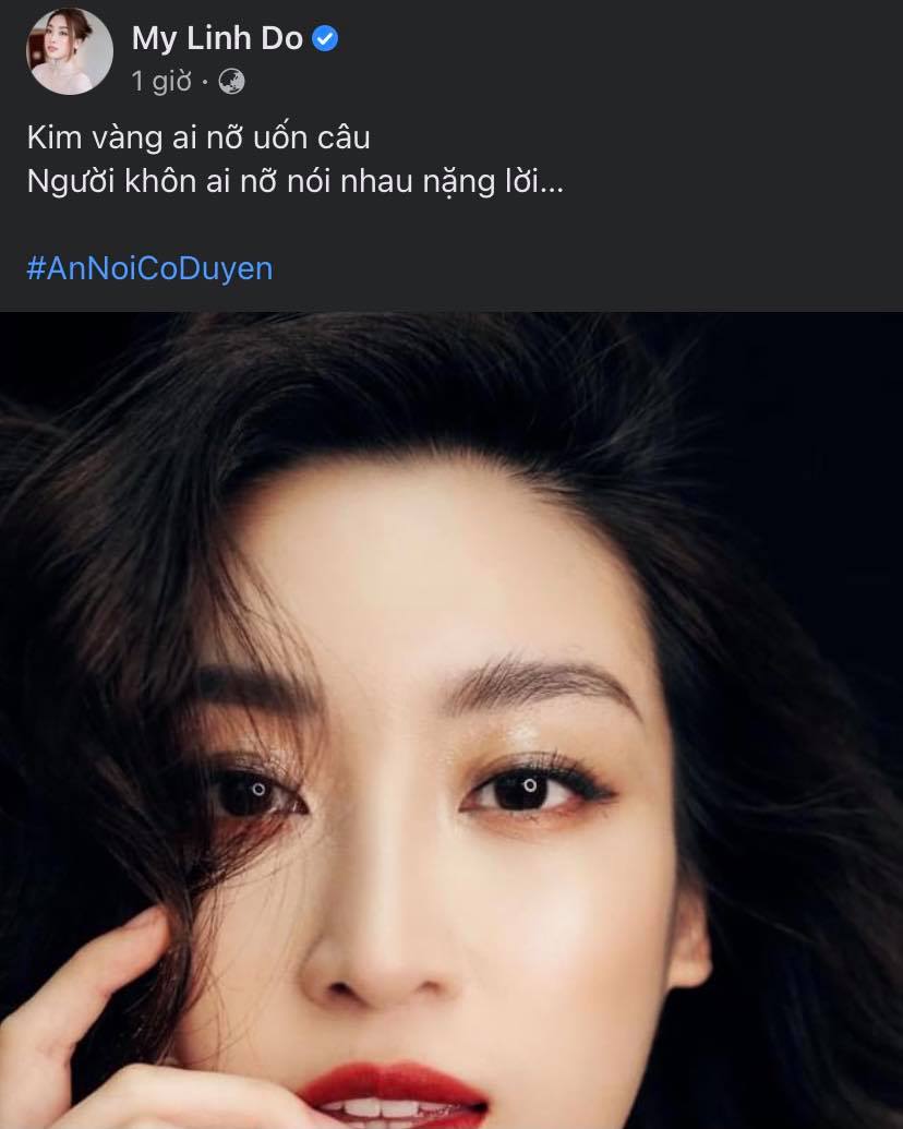 Các Hoa hậu đồng loạt gắn hashtag 'Ăn nói có duyên' sau phát ngôn của nữ TS - Ảnh 1