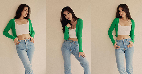 Đỗ Mỹ Linh khoe eo thon, đến đàn chị Mai Phương Thúy cũng phải vào khen ngợi