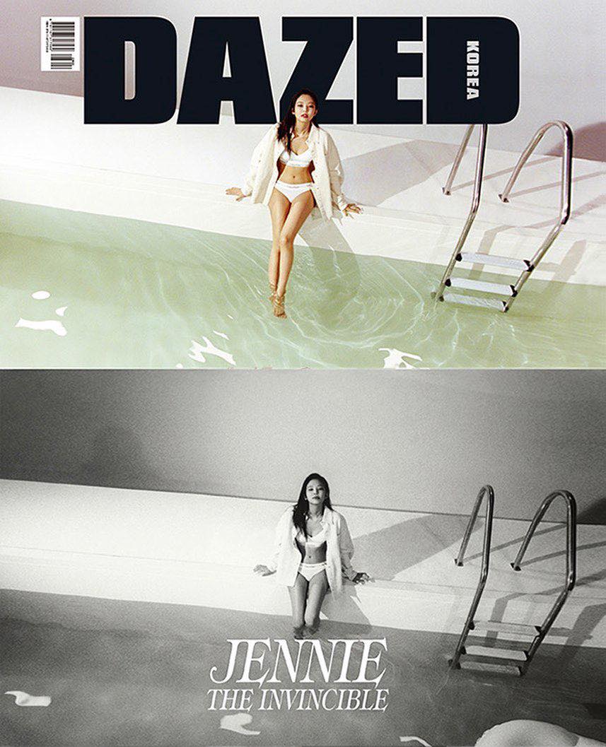 Mặc thiên hạ ồn ào vụ V (BTS) follow nhầm, Jennie bỏ túi thêm 8 trang bìa Dazed Korea  - Ảnh 1