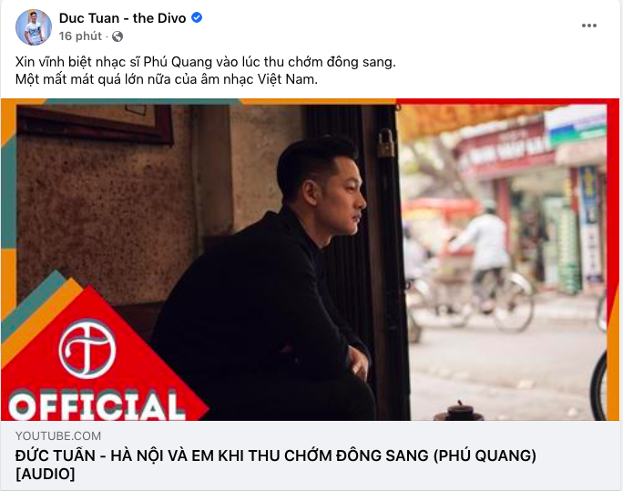 Thanh Lam, Ngọc Anh cùng loạt sao Việt xót xa tiễn biệt nhạc sĩ Phú Quang - Ảnh 1