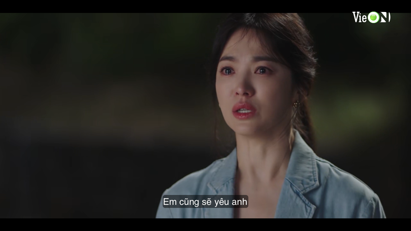 Young Eun bật khóc khi nhìn bạn trai bị xúc phạm, cô hứa sẽ yêu anh trọn vẹn.