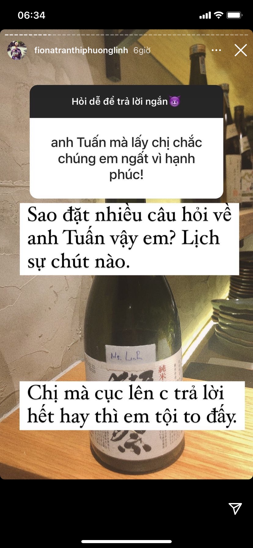 Phương Linh phản ứng gay gắt khi được hỏi về Hà Anh Tuấn.