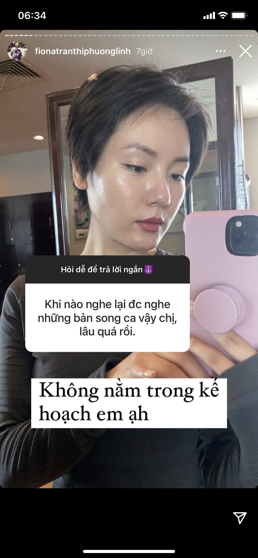 Phương Linh phản ứng gay gắt khi fan hỏi quá nhiều về Hà Anh Tuấn  - Ảnh 4