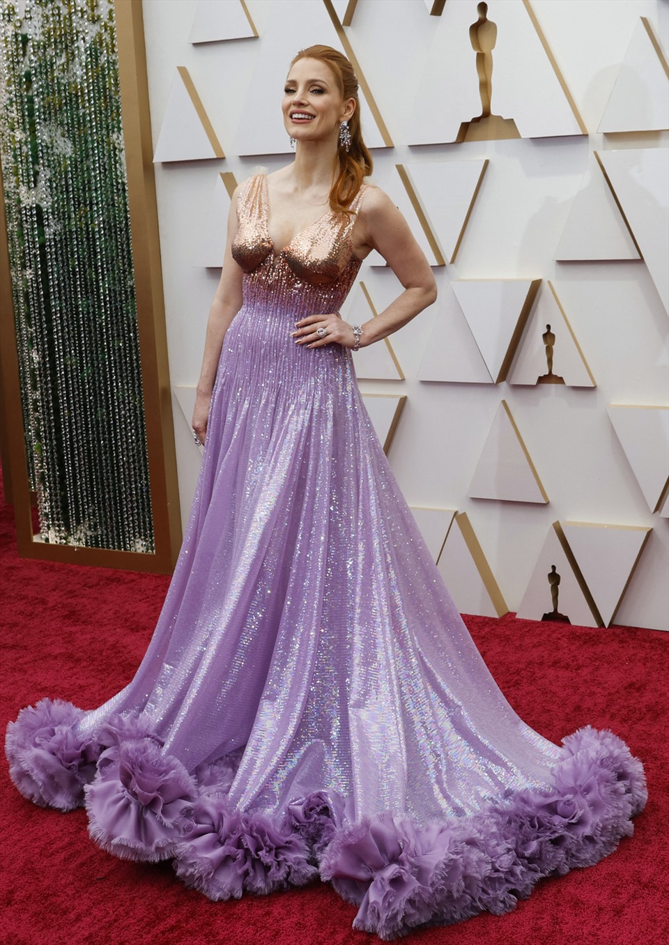 Jessica Chastain: 'Đóa hoa nở muộn' của Hollywood giành tượng vàng Oscar ở tuổi 45 - Ảnh 8