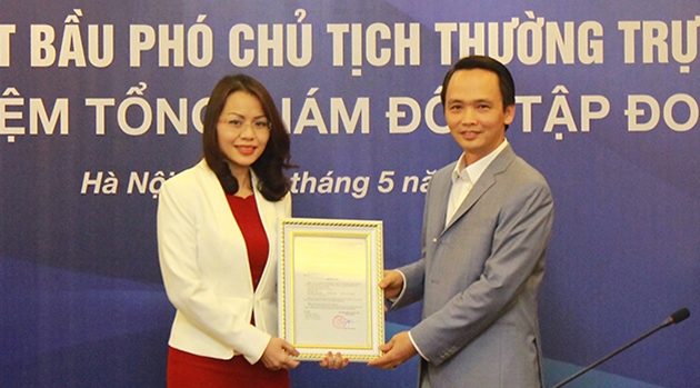 Phó chủ tịch tập đoàn FLC Hương Trần Kiều Dung.