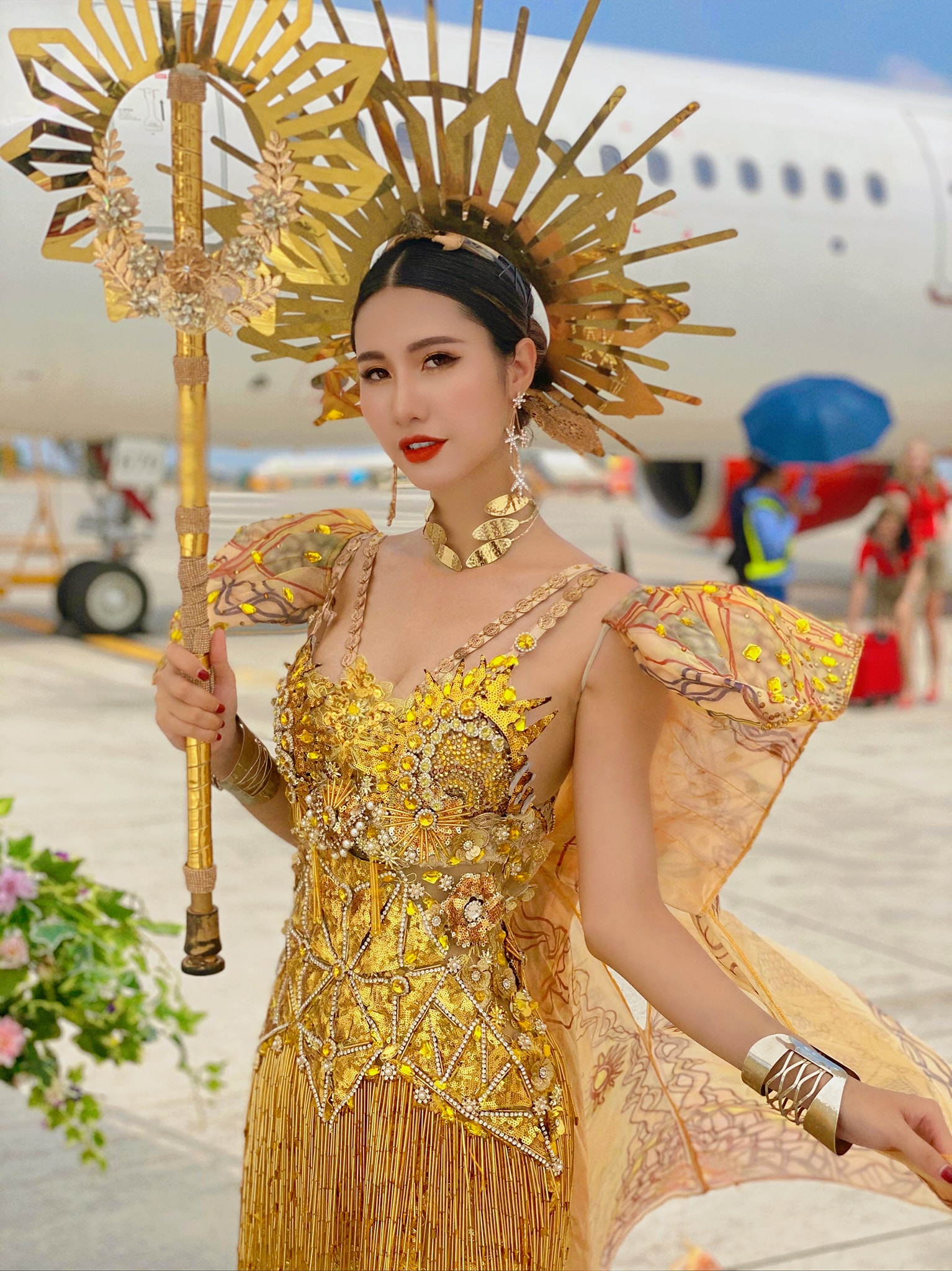 Nữ tiếp viên trưởng chiến thắng bệnh lao phổi thi Hoa hậu Hoàn vũ Việt Nam 2022 - Ảnh 4