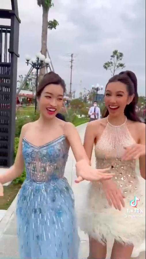 Đỗ Mỹ Linh đăng clip hất tay Thùy Tiên, netizen đặt cho biệt danh mới 'Miss hất tay' - Ảnh 3