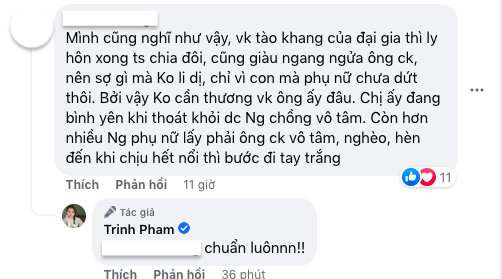 Trinh Phạm và cư dân mạng bàn luận về ồn ào của 'Vua cá Koi' Thắng Ngô.