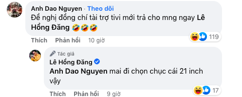 Vợ Hồng Đăng đề nghị chồng mua TV mới cho khán giả vì cảnh phim khiến nhiều người muốn 
