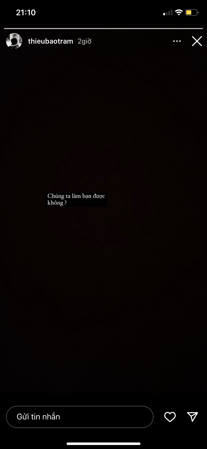 Thiều Bảo Trâm bất ngờ đăng status: 