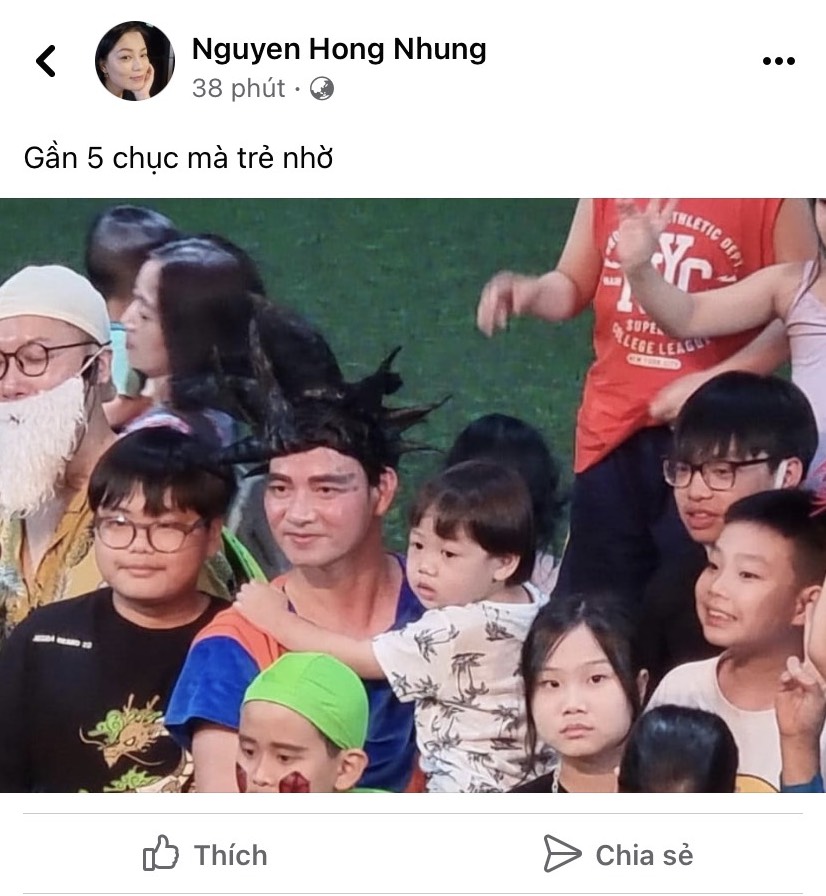 Vợ Xuân Bắc tự hào khoe chồng: 