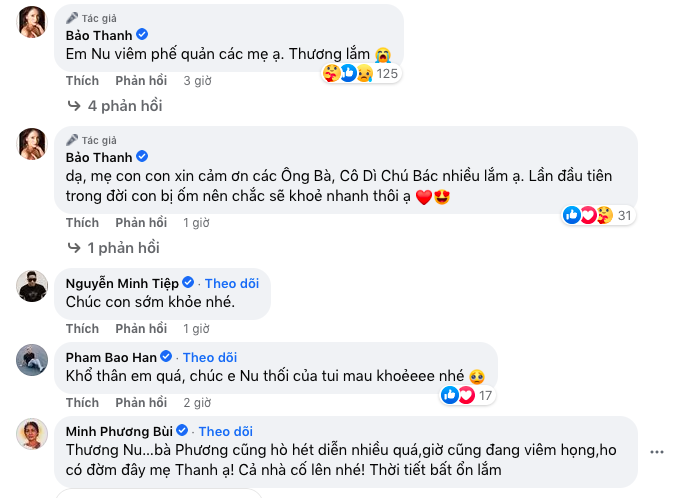 Bảo Thanh bị con nôn lên người nhưng chồng lại thắc mắc vợ 