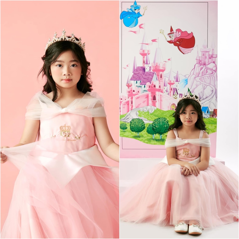 Con gái Mai Phương lớn phổng phao, xinh đẹp giống mẹ khi làm mẫu nhí - Ảnh 1