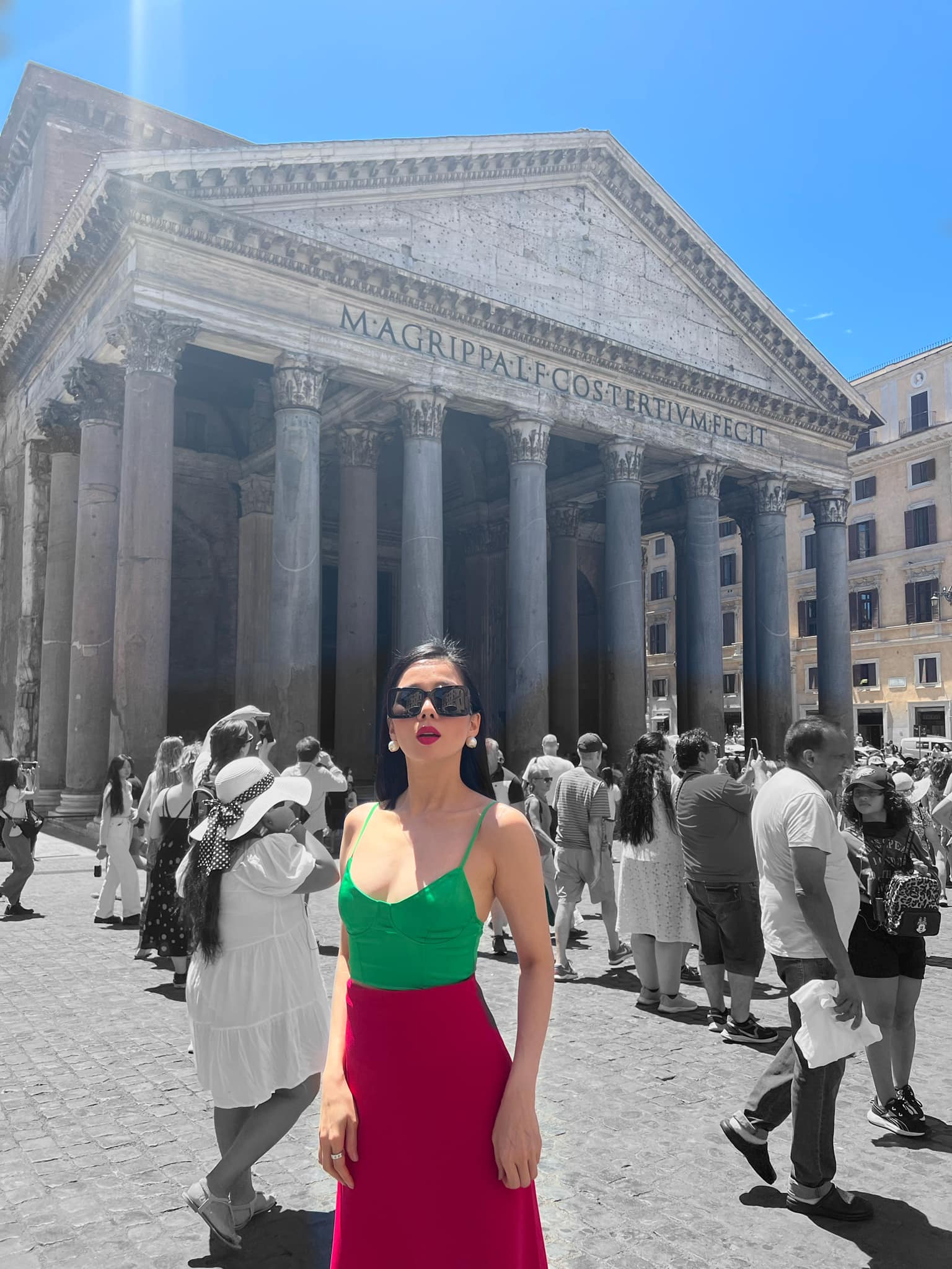 Lệ Quyên đi vòng quanh thế giới, mua đồ bơi chỉ có thời gian ngắm ở nhà  - Ảnh 2