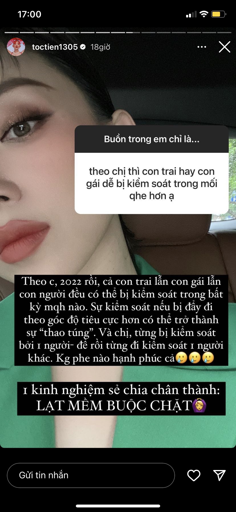 Tóc Tiên tư vấn tất - tần - tật chuyện tình cảm: Chia tay mối tình 5 năm, làm người thứ 3 - Ảnh 5