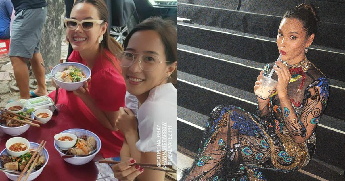 Hoa hậu Hoàn vũ Catriona Gray quảng bá ẩm thực vỉa hè Việt Nam trên MXH