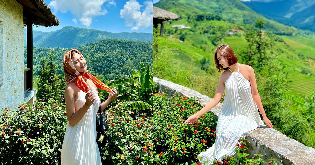 Huyền Lizzie đăng ảnh đi du lịch, khoe vẻ thướt tha tuổi 32