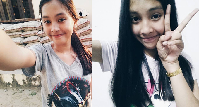 Tiểu Vy tự tin khoe ảnh thời còn da đen, mặt bầu bĩnh - Ảnh 2