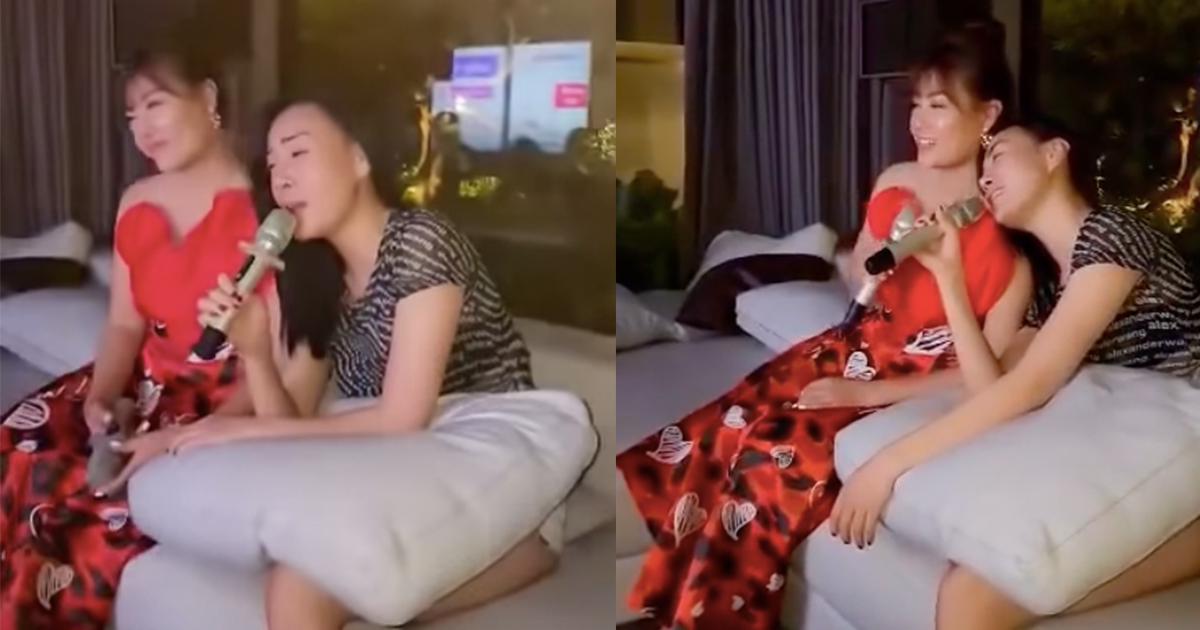 Nửa đêm, Thanh Hương sang nhà Phương Oanh hát karaoke, than "sợ yêu"