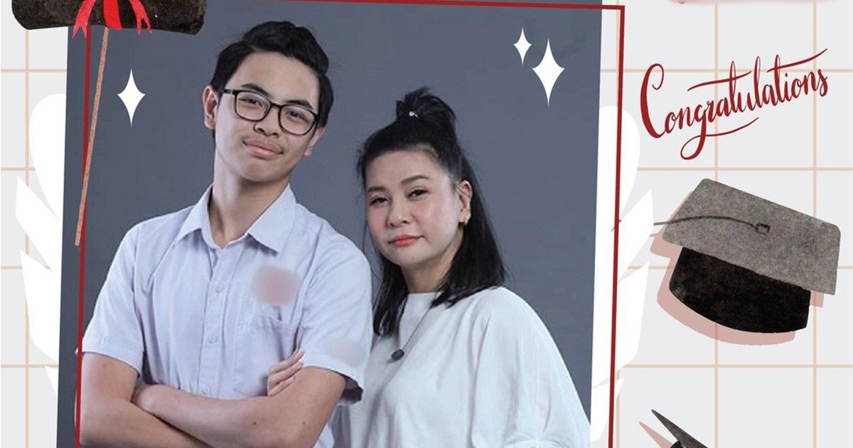 Con trai Cát Phượng - Thái Hòa là thủ khoa đầu ra trường quốc tế