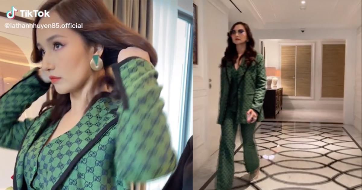 Lã Thanh Huyền diện cả cây đồ hiệu, đeo đầy kim cương vẫn bị netizen chê