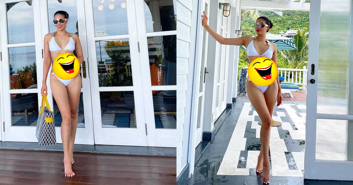 Phạm Hương tung ảnh HD chân thực, chứng minh không có bầu lần ba