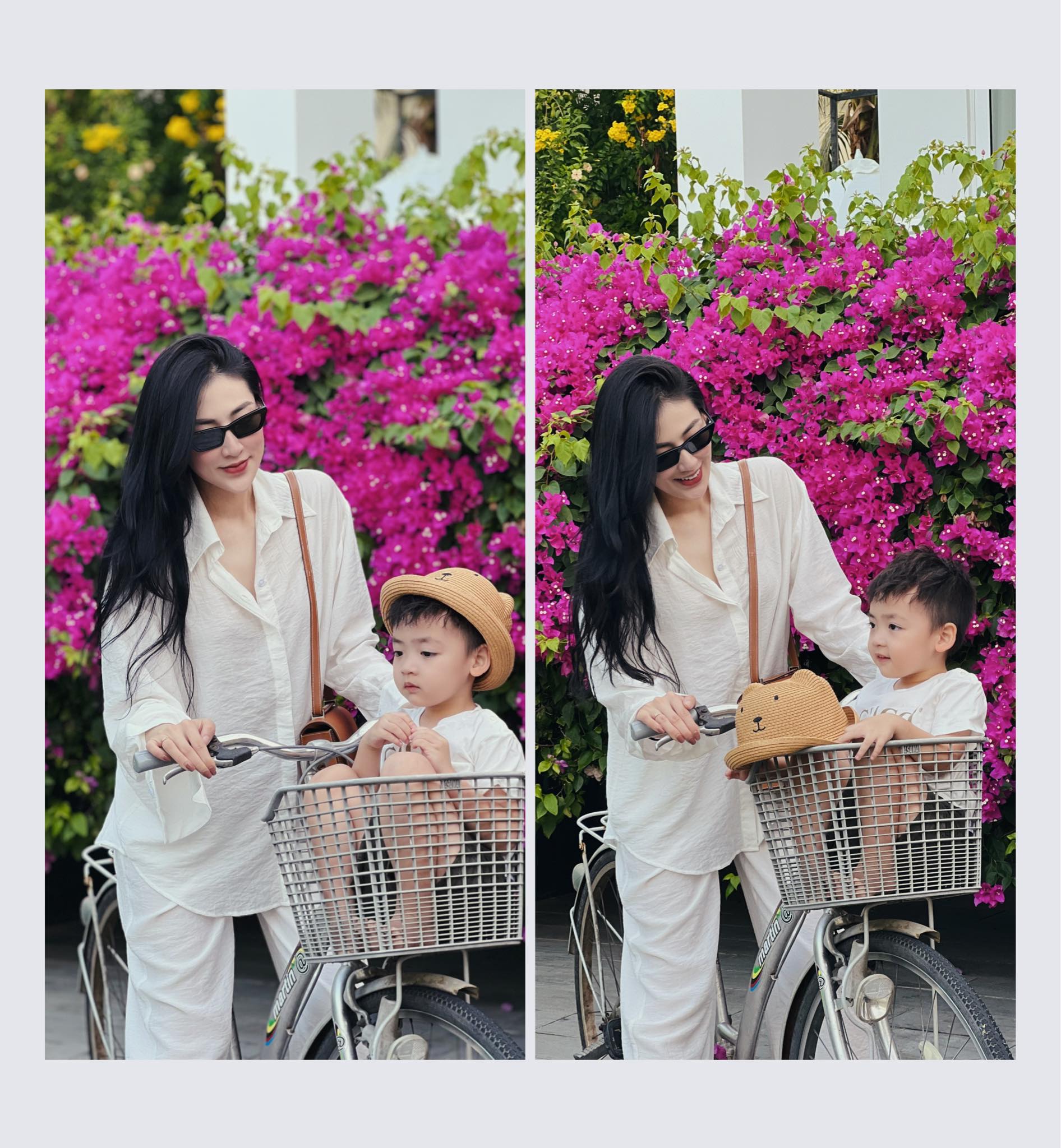 Á hậu Tú Anh bị con trai 3 tuổi chê mặt mộc - Ảnh 4