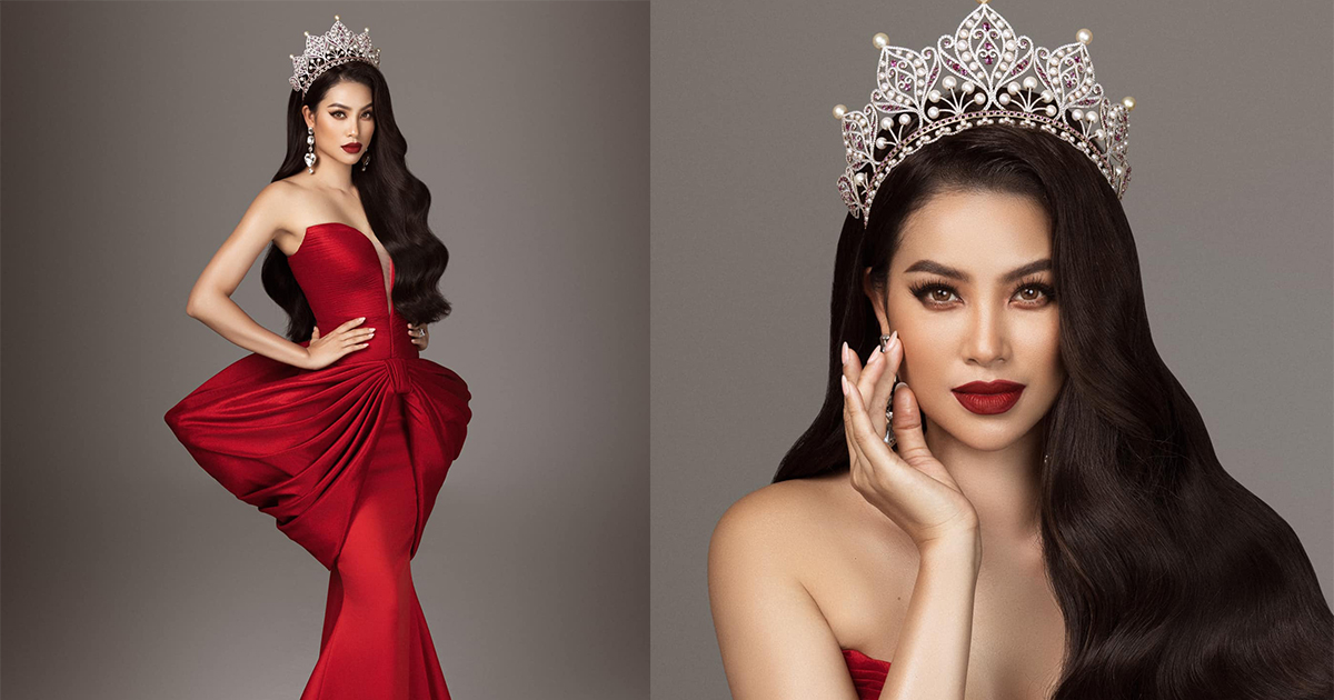Phạm Hương đội lại vương miện Hoa hậu, thần sắc gái 2 con y như 7 năm trước