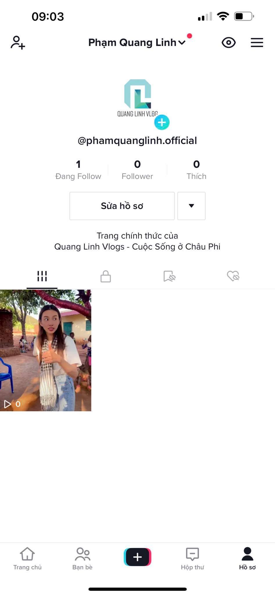 Quang Linh Vlogs mở TikTok: Chỉ follow Thùy Tiên, video đầu tiên cũng là người đẹp - Ảnh 4