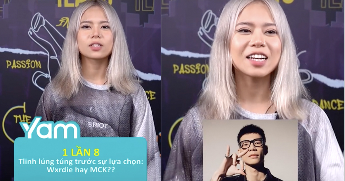 Clip Tlinh phân vân chọn MCK hay Wxrdie, kết quả gây bất ngờ