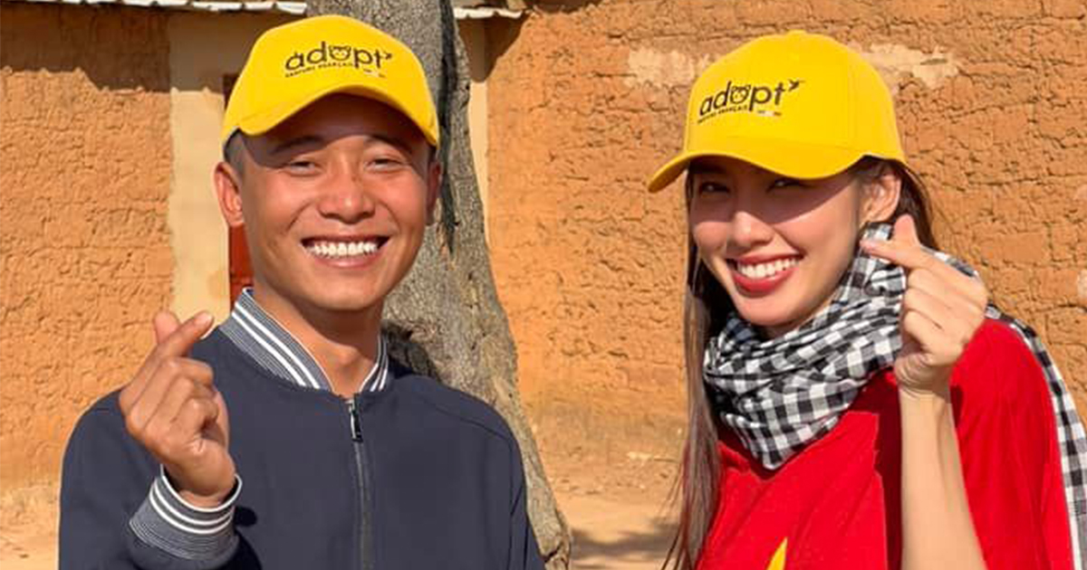 Bất ngờ với số tiền Hoa hậu Thuỳ Tiên tự rút ví làm từ thiện tại châu Phi