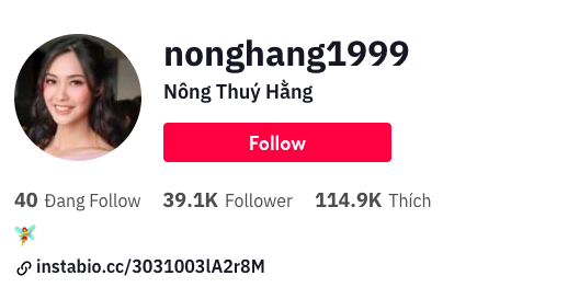 Hoa hậu Nông Thúy Hằng bị 