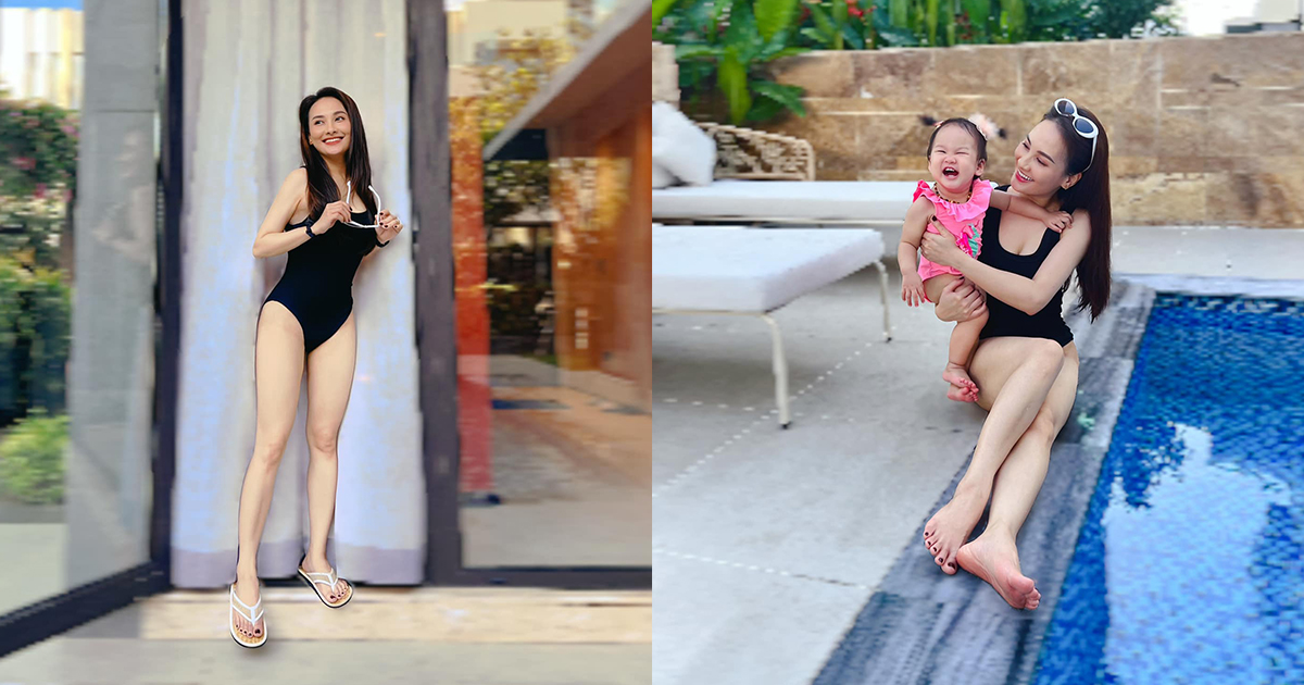 Bảo Thanh tung ảnh đi nghỉ dưỡng, vóc dáng nuột nà như chưa từng qua 2 lần sinh nở