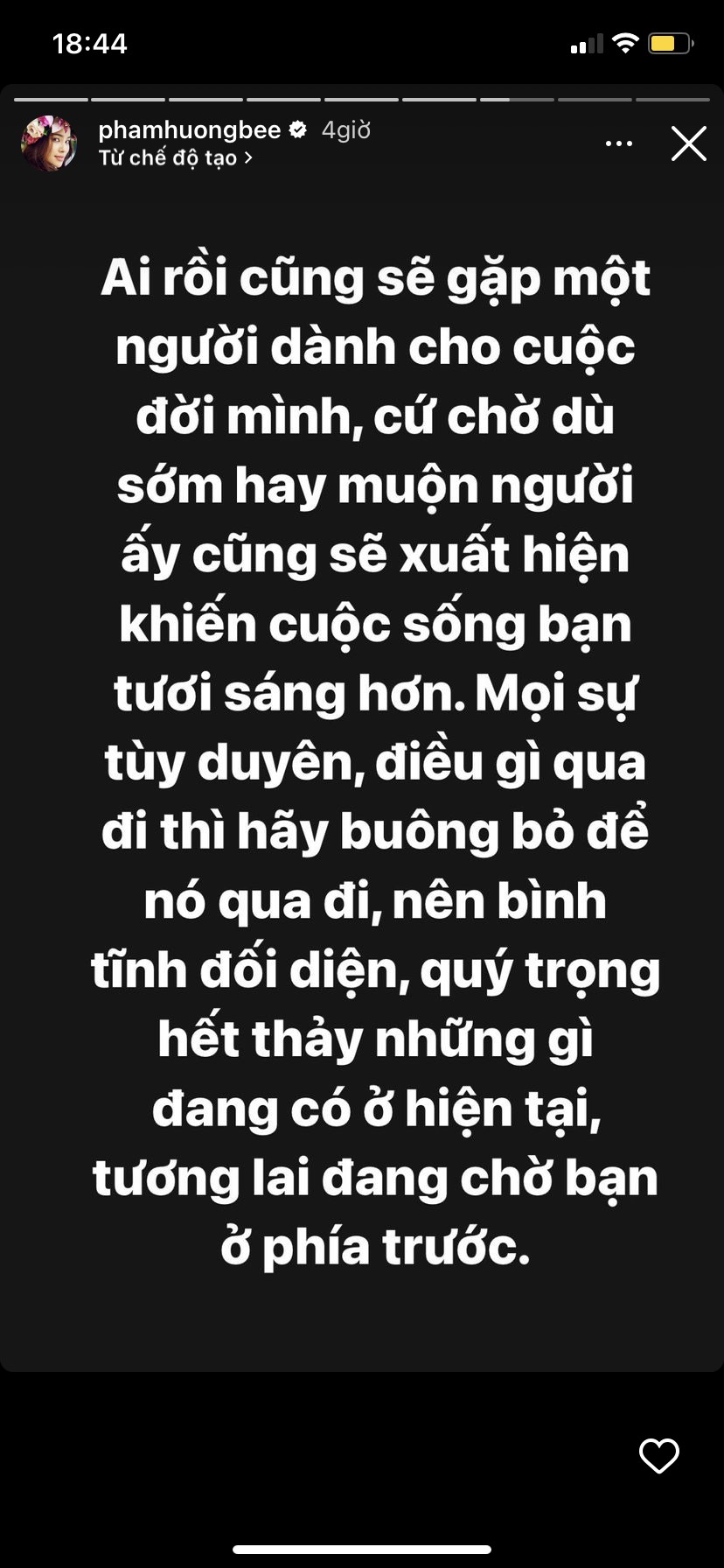 Vừa tung ảnh cưới, Phạm Hương bất ngờ tâm sự chuyện buông bỏ, hợp tan trong tình yêu - Ảnh 4