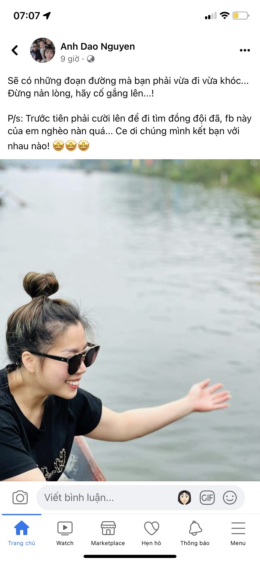 Nửa đêm, bà xã Hồng Đăng tâm sự buồn: 