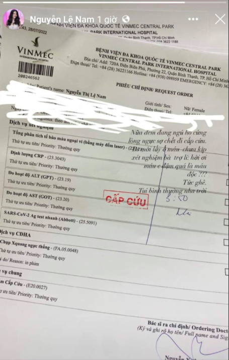 Nửa đêm, Lệ Nam phải đi cấp cứu vì tình trạng nguy hiểm - Ảnh 2