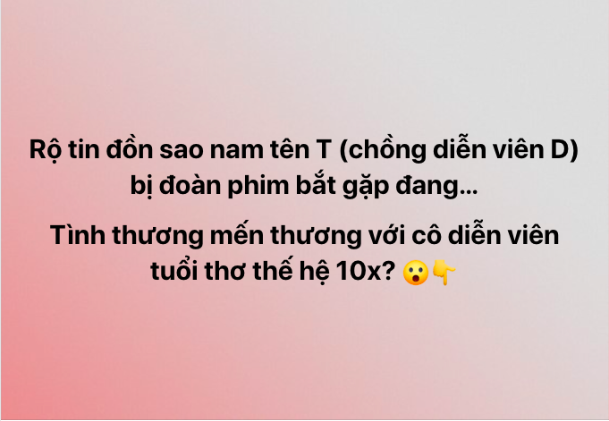 Rộn tin đồn nam diễn viên nổi tiếng ngoại tình với đàn em - Ảnh 1