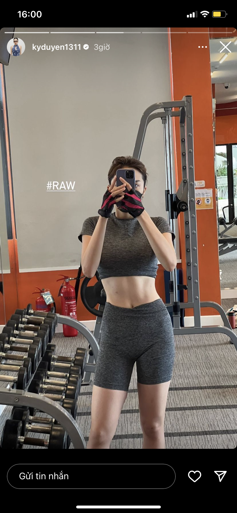 Kỳ Duyên tự hào khoe thành quả luyện tập, lưng siêt không chút mỡ thừa - Ảnh 3