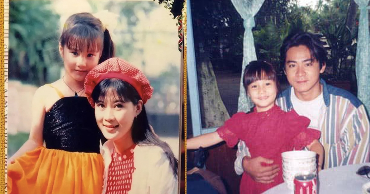 Bức ảnh Diễm My 9x chụp với nghệ sĩ Thương Tín khi còn là cô bé mẫu giáo 