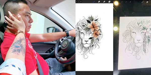 MC Hoàng Linh thoải mái để lộ hình xăm lớn ở cánh tay khi đi dẫn chương trình - Ảnh 1