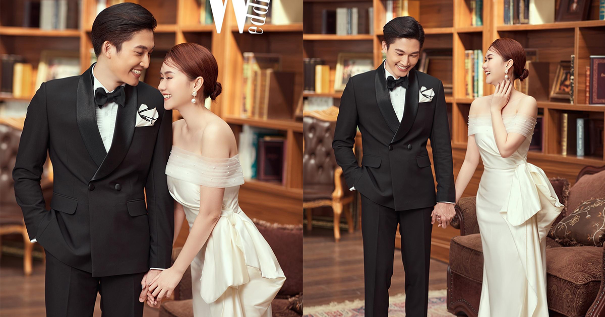 Đình Tú khoe loạt ảnh cưới, có cả ảnh cùng tình cũ Hương Giang