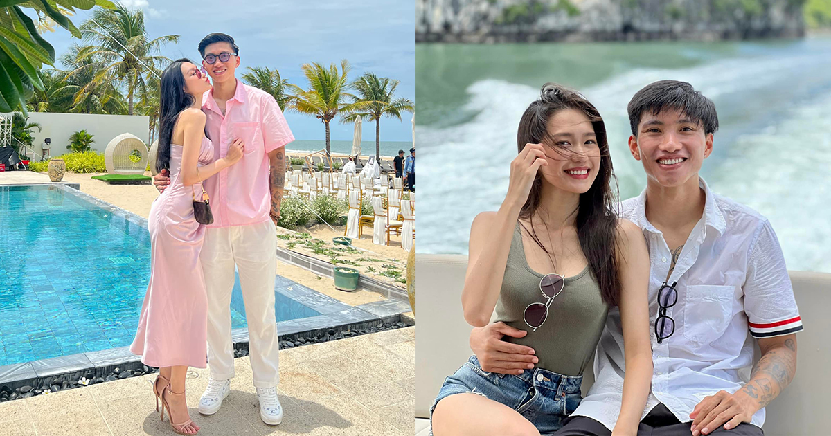 Doãn Hải My xác nhận đang yêu Đoàn Văn Hậu, Bùi Tiến Dũng chúc mừng và hứa sẽ tới lễ cưới đúng giờ