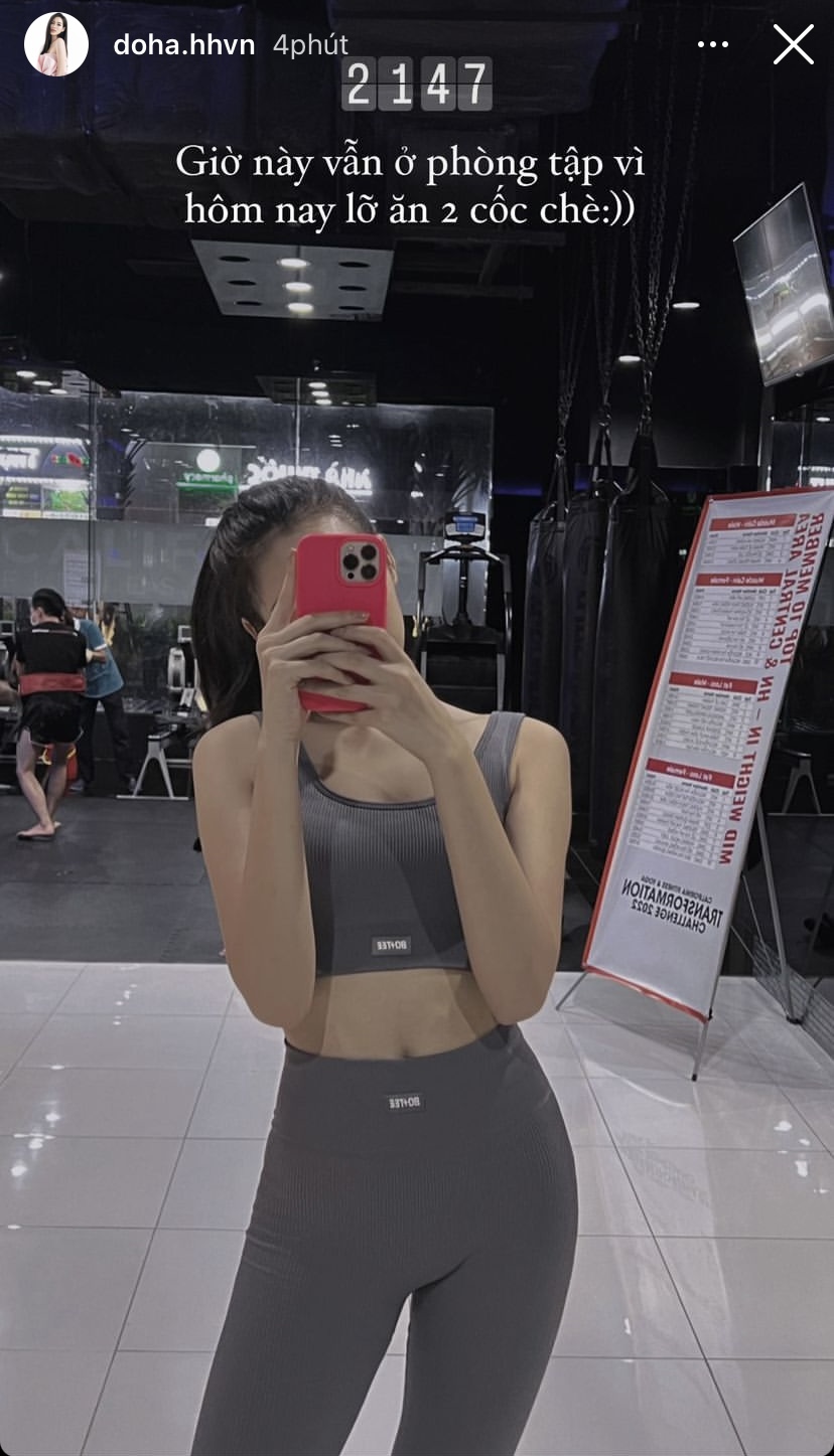 10h đêm, Đỗ Thị Hà vẫn ở phòng tập gym vì lý do đặc biệt - Ảnh 1
