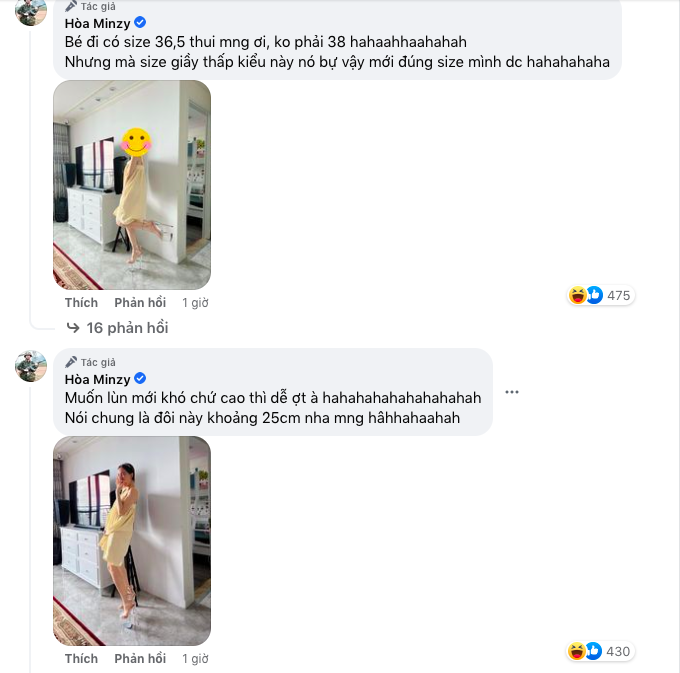 Hoàng Thùy quà sinh nhật Hòa Minzy: Đôi giày 25 cm cao như cà kheo - Ảnh 1